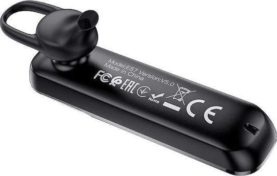 Hoco E57 Essential Earbud Bluetooth Handsfree Earphone Black view 2