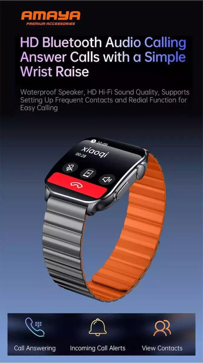 Amaya Pro Smartwatch with Heart Rate Monitor (Gray) view 5