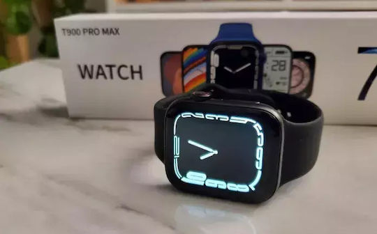 T900 Pro Max L Smartwatch with Heart Rate Monitor (Blue) view 2