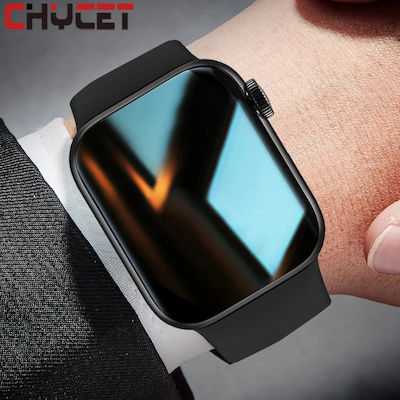 8 Pro 45mm Smartwatch with Heart Rate Monitor (Black) vue 4