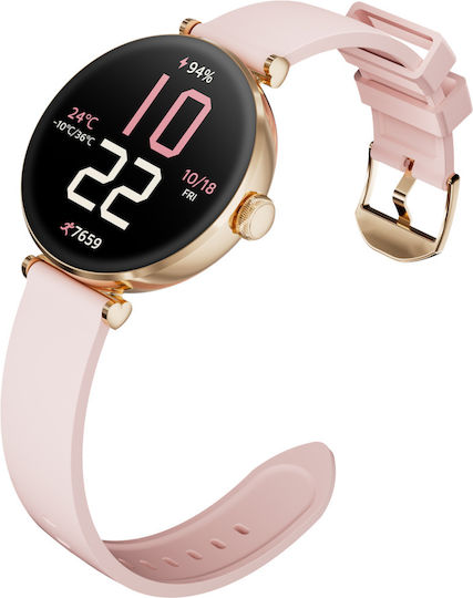 Kieslect Pura Smartwatch with Heart Rate Monitor (Gold) view 5