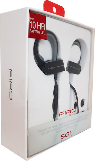 Firo S01 In-ear Bluetooth Handsfree Earphones Black view 3