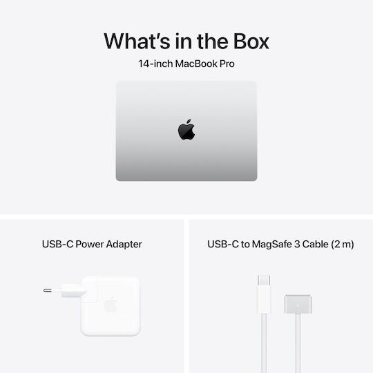 Apple MacBook Pro 14" (2024) 14.2" Retina Display 120Hz (M4-Max 14‑core/36GB/1TB SSD) Silver (ES Keyboard) vue 8