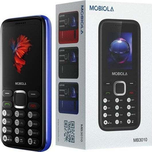 Mobiola MB3010 Dual SIM (32MB) Mobile Mobile with Buttons Blue view 1