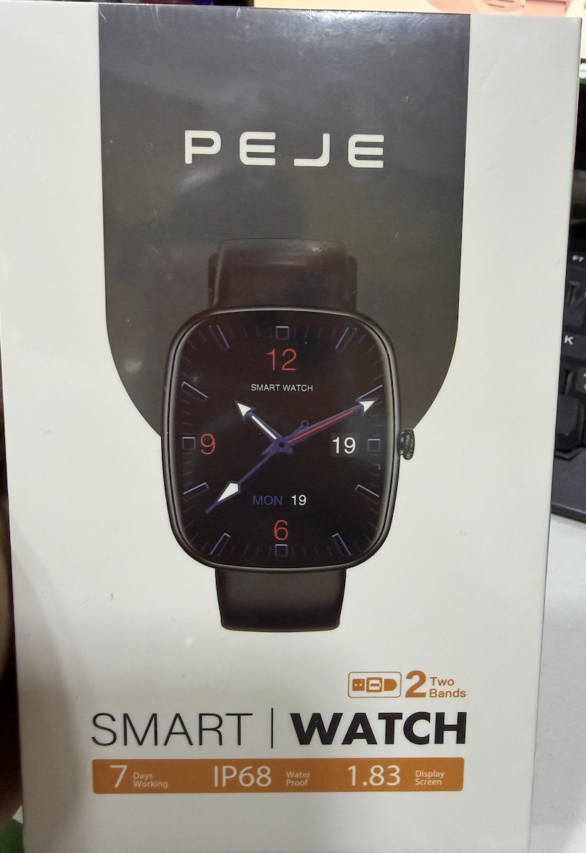 PEJE ZW01Pro Smartwatch Black