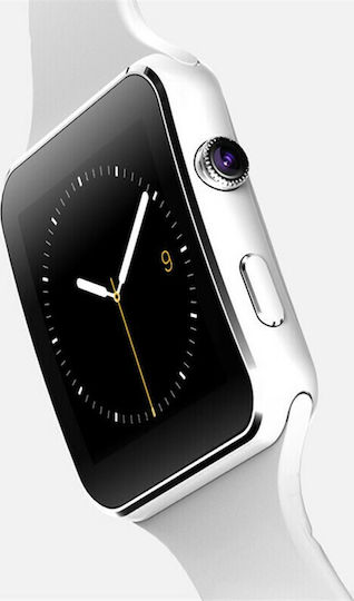X6 45mm Smartwatch with SIM (White) view 4