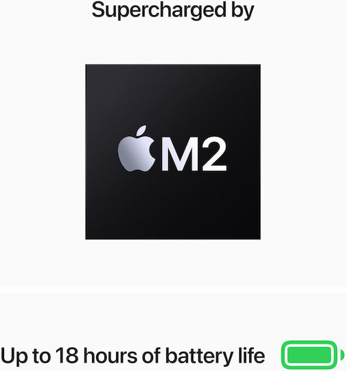 Apple MacBook Air 13.6" (2022) QHD+ (M2-8‑core/16GB/256GB SSD) Starlight (GR Keyboard) view 4