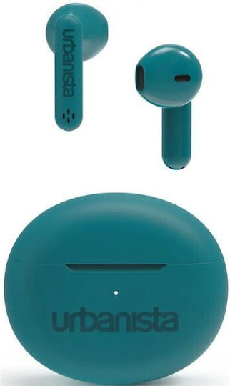 Urbanista Austin Earbud Bluetooth Handsfree Earphones with Sweat Resistance and Charging Case Lake Green view 4