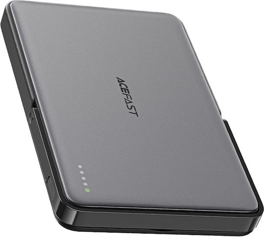Acefast M16-5000 MagSafe Power Bank 5000mAh with USB-C Port Power Delivery Black view 4