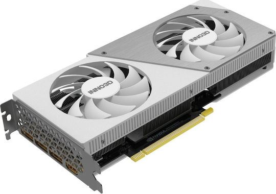 Inno 3D GeForce RTX 4070 12GB GDDR6X Twin X2 OC White Graphics Card view 4