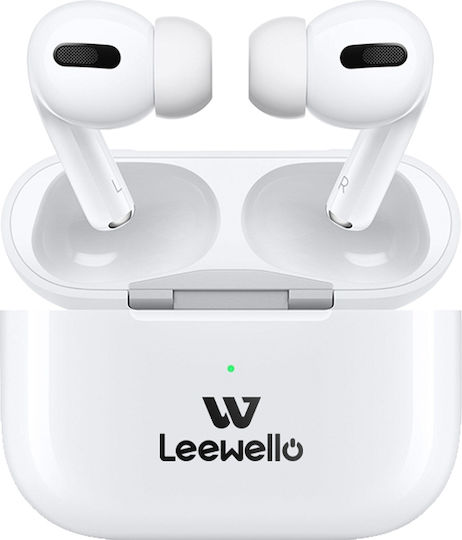 Leewello WP422 In-ear Bluetooth Handsfree Earphones with Charging Case White view 3