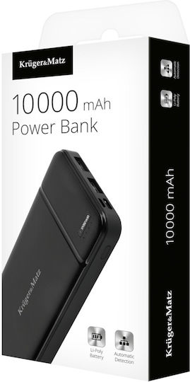 Kruger & Matz Power Bank 10000mAh Black view 4