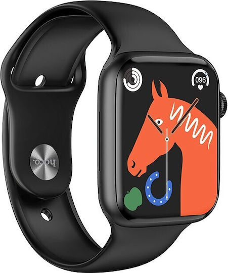 Hoco Y12 Smartwatch with Heart Rate Monitor (Black) view 2