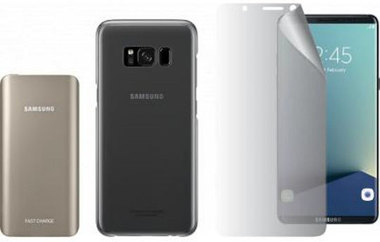 Samsung Galaxy S8+ Starter Pack Power Bank 5200mAh with USB-A Port Gold vista 3