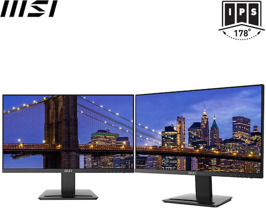 MSI Pro MP243X IPS Monitor 23.8" FHD 1920x1080 with Response Time 4ms GTG view 4