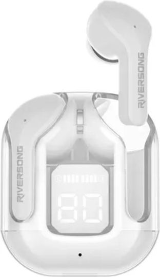 Riversong Airfly M2 In-ear Bluetooth Handsfree Earphones with Charging Case White