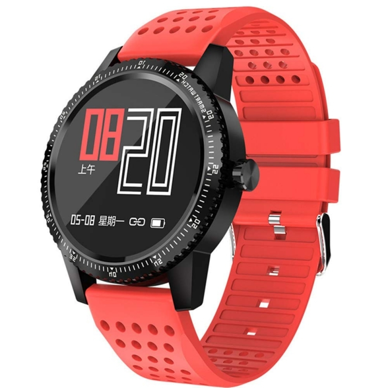 Pyramid International T1 Smartwatch with Heart Rate Monitor (Red) view 2