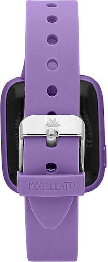 Morellato M-01 Stainless Steel Smartwatch with Heart Rate Monitor (Purple) view 5