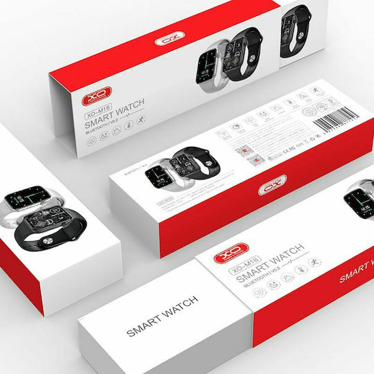 XO M18 Smartwatch with Heart Rate Monitor (Black) view 3