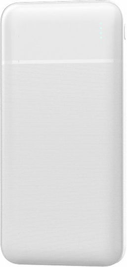 Platinet PL0407 Power Bank 10000mAh with 2 USB-A Ports White view 2