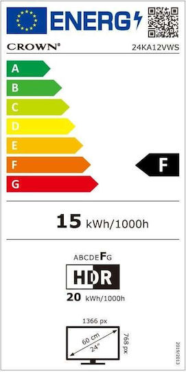 Crown Smart Television 24" HD Ready LED 24KA12VWS (2025) view 2