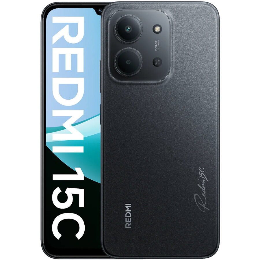 Xiaomi Redmi 15C Dual SIM (4GB/128GB) Midnight Black view 8