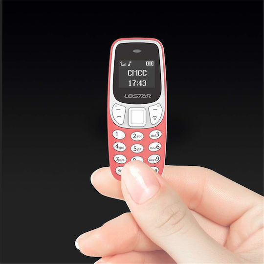 L8STAR BM10 Mini Dual SIM Mobile with Buttons Pink view 2