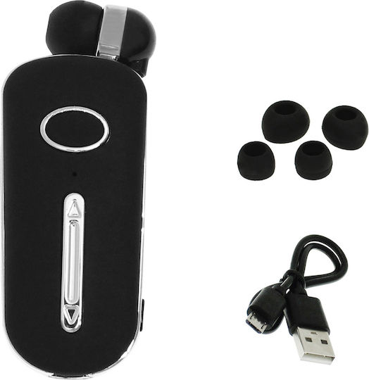 AKZ-Q8 In-ear Bluetooth Handsfree Earphone Lapel Black view 2