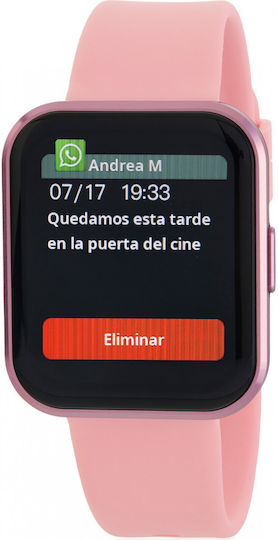 Marea B63003/3 Smartwatch with Heart Rate Monitor (Pink) view 1