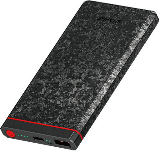 Sharge CarbonBlade Power Bank 10000mAh 22.5W with USB-C Port Gray