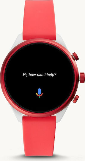 Fossil Sport 41mm Smartwatch with Heart Rate Monitor (Red) view 4