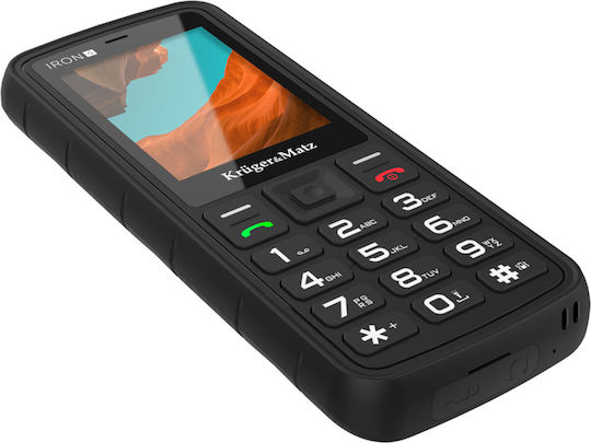 Kruger & Matz Iron 4 Dual SIM Resistant Mobile with Buttons Black view 8