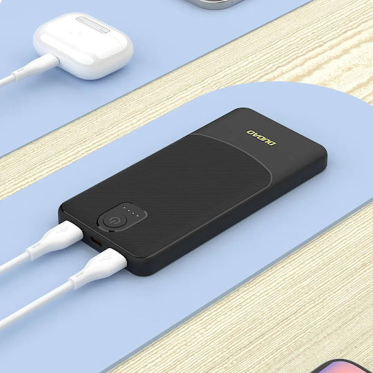 Dudao K10 Power Bank 10000mAh 12W with 2 USB-A Ports White vue 6
