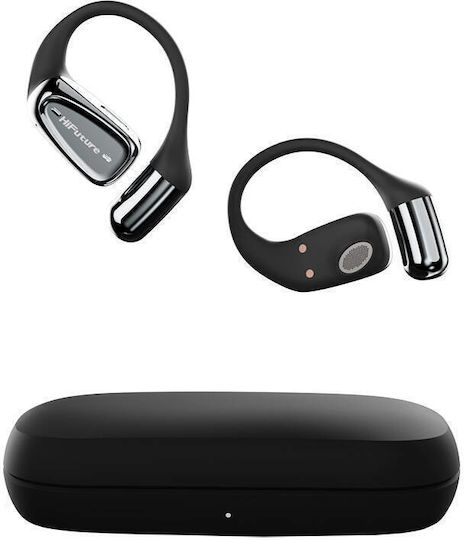 HiFuture FutureMate2 PRO Open Ear Bluetooth Handsfree Earphones with Sweat Resistance and Charging Case Black view 2