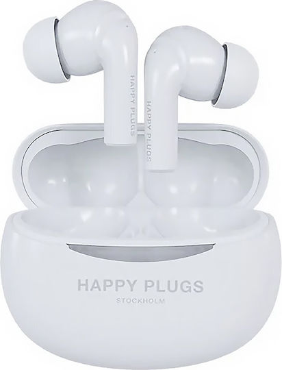 Happy Plugs Joy Pro In-ear Bluetooth Handsfree Earphones White view 1