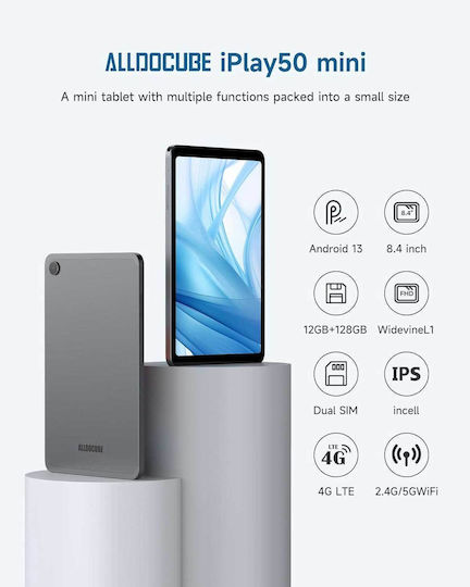 Alldocube iPlay 50 Mini 4G 8.4" Tablet (4GB/128GB) Gray view 6