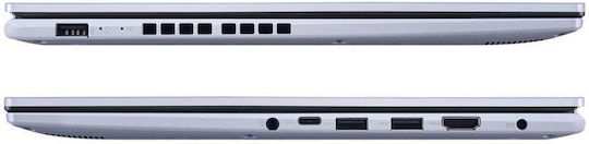 Asus VivoBook 15 X1502ZA-BQ2015CW 15.6" FHD (i5-12500H/8GB/512GB SSD/W11 Home) With free ASUS Mouse and Backpack Icelight Silver (GR Keyboard) view 4