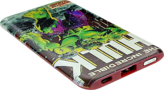 Hulk Power Bank 4000mAh with USB-A Port Multicolour view 4