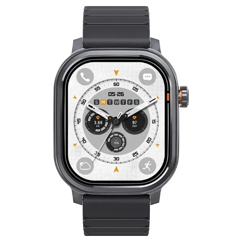 Kospet Pulse Aluminum Smartwatch with Heart Rate Monitor Black view 4