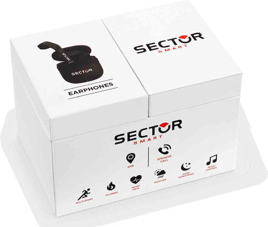 Sector S03 Gift Set Smartwatch with Heart Rate Monitor (Black Synthetic Strap) view 9