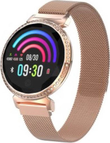 Lemonda MC11 Smartwatch with Heart Rate Monitor (Pink)