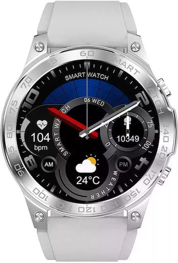 Nubi DM50 Smartwatch with Heart Rate Monitor (Gray) view 4