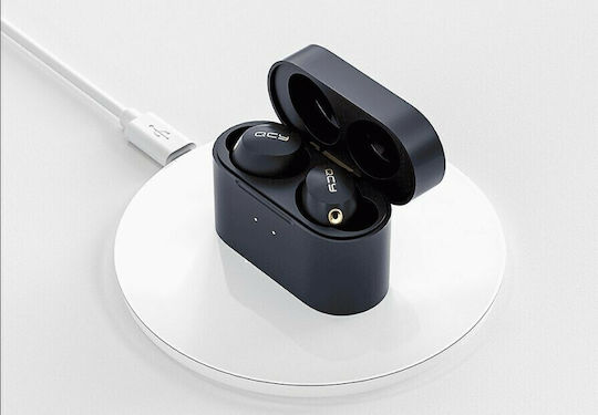 QCY HT01 In-ear Bluetooth Handsfree Earphones with Charging Case Black view 5