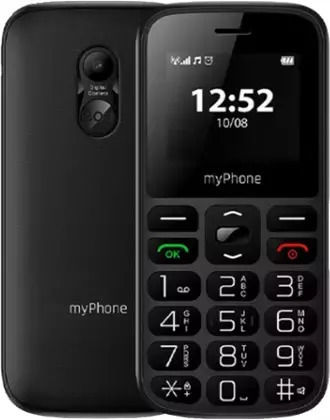 MyPhone Halo A Single SIM Mobile with Large Buttons Black view 2