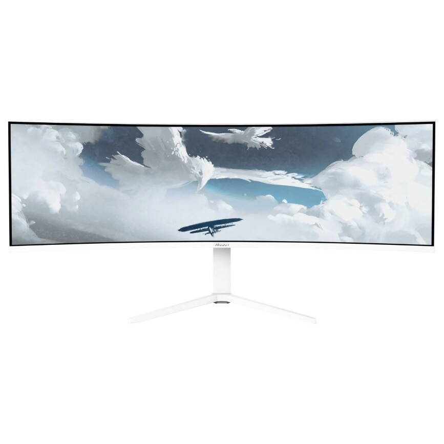 Arozzi Nova UltraWide Curved Monitor 49" 5120x1440 165Hz White view 2