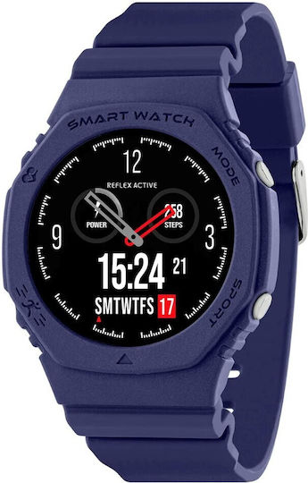 Reflex Active Series 26 42mm Smartwatch with Heart Rate Monitor (Blue)