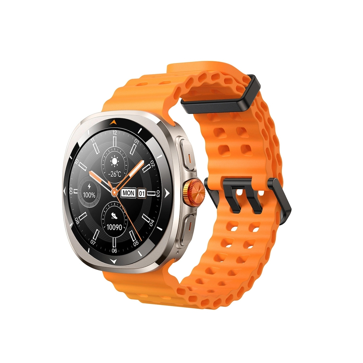 Joyroom Venture Series JR-FV2 Sport 47mm Smartwatch with Heart Rate Monitor (Orange) view 1