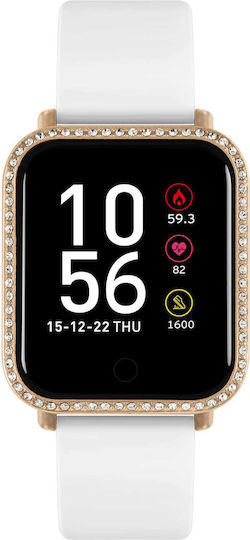 Reflex Active Series 06 36mm Smartwatch with Heart Rate Monitor (White Stone)