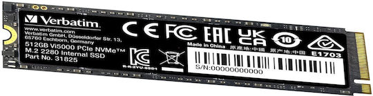 Verbatim Vi5000 SSD 512GB M.2 Type with PCI Express 4.0 Connection 31825 view 4