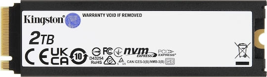 Kingston Fury Renegade w Heatsink SSD 2TB M.2 Type with PCI Express 4.0 Connection and Heatsink PS5 Compatible SFYRDK/2000G vue 6